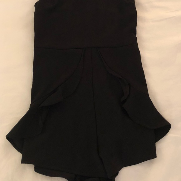 Pinkyotto Black Romper With Ruffle Detail Size S - Picture 7 of 8